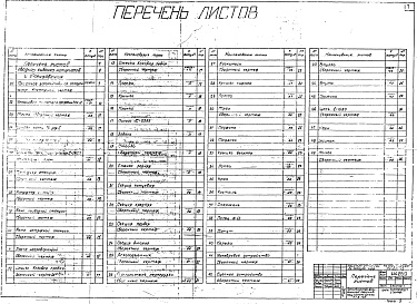 Состав альбома. Типовой проект 04-09-43Альбом 1 Общая часть (Н4268). Приемное устройство со складом сырья (Н4269). Дробильно-сортировочное отделение (Н4270)