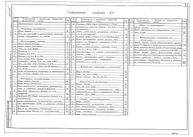 Состав альбома. Типовой проект 416-6-31.88Альбом 1 Пояснительная записка. Технология производства. Архитектурные решения. Конструкции железобетонные. Внутренние водопровод и канализация. Отопление и вентиляция. Силовое электрооборудование. Связь и сигнализация. Автоматизация отопления и вентиляци
