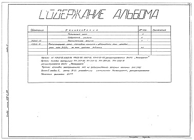 Состав альбома. Типовой проект 406-9-169 Альбом 2 КИП и автоматика