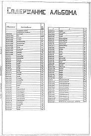 Состав альбома. Серия 5.416-3 БакиВыпуск 2 Рабочие чертежи. Бак V= 8 м ³. Рабочие чертежи