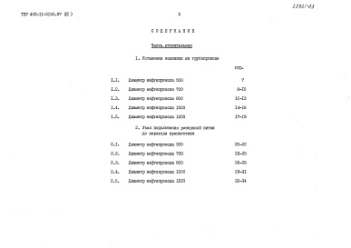 Состав альбома. Типовой проект 402-11-0150.87Альбом 3 Ведомость потребности в материалах