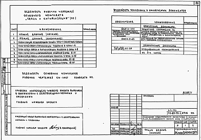 Состав альбома. Типовой проект 113-87-70.2.87альбом 01.1 Части 02, 03, 05, 06, 07 Отопление и вентиляция, водоснабжение и канализация, электрооборудование, устройства связи, автоматизация сантехсистем