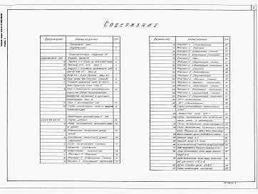 Состав альбома. Типовой проект A-II,III,IV-300-326.86Альбом 2 Архитектурные решения, конструкции железобетонные 