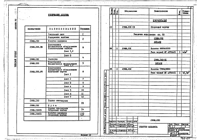 Состав альбома. Типовой проект 264-13-100Альбом 6 Кинотехника - чертежи механического оборудования