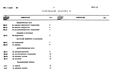 Состав альбома. Типовой проект 902-1-68.83Альбом 3 Заказные спецификации