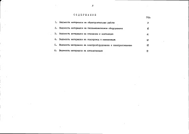 Состав альбома. Типовой проект 903-4-135.13.87Альбом 4 Ведомости потребности в материалах