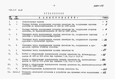 Состав альбома. Типовой проект 901-1-7Альбом 2 Сметы