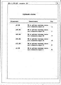 Состав альбома. Типовой проект 254-1-129.85Альбом 15 Ведомости потребности в материалах