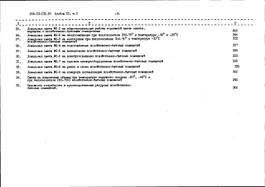 Состав альбома. Типовой проект 264-13-132.86Альбом 11 Сметы часть 2