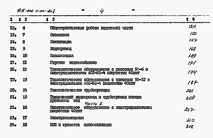 Состав альбома. Типовой проект 902-1-37Альбом 10 Сметы (глубина заложения подводящего коллектора 7,0 м). Часть 1, часть 2