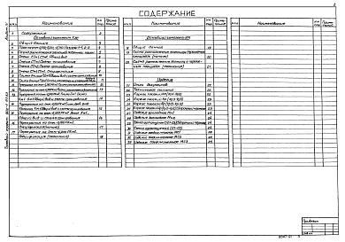 Состав альбома. Типовой проект 902-1-83.83Альбом 4 Строительные решения. Подземная часть (открытый способ в сухих грунтах)   
