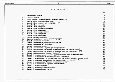 Состав альбома. Типовой проект 184-24-232.13.87Альбом 3 Сметы
