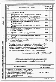 Состав альбома. Типовой проект 815-19Альбом 2 Чертежи задания заводу-изготовителю на автоматику