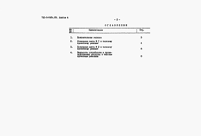 Состав альбома. Типовой проект 705-5-049с.89Альбом 4 Сметы
