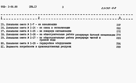 Состав альбома. Типовой проект 902-3-85.88Альбом 8 Сметы. Часть 1, часть 2 (из т.п. 902-3-86.88)     
