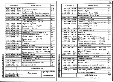 Состав альбома. Серия 3.006.1-3/83 СборныеВыпуск 1-3 Тоннели с применением уголковых стеновых элементов. Уголковые стеновые блоки, балки, колонны, фундаменты. Рабочие чертежи 