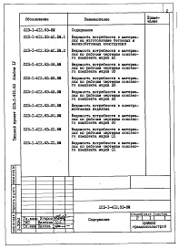 Состав альбома. Типовой проект 223-1-412.83Альбом 4   Ведомость потребности в материалах        	                                      	                      