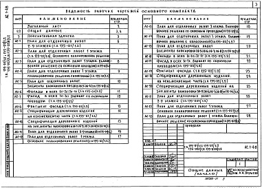 Состав альбома. Типовой проект 135-02/1.2Альбом 6 Конструктивный вариант (окна и балконные двери со стеклопакетами. Окна и балконные двери со стеклопакетами и стеклом) (из т.п. 135-01/1.2) (АС.1-48)