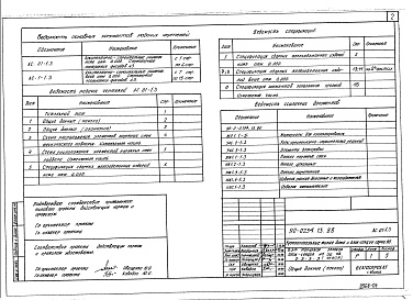 Состав альбома. Типовой проект 90-0234.13.88Альбом 4 Архитектурно-строительные решения ниже отм. 0.000. Структурное построение фасадов №3 (АС.01-1.3). Архитектурно-строительные решения выше отм. 0.000. Структурное построение фасадов №3 (АС.1-1.3)