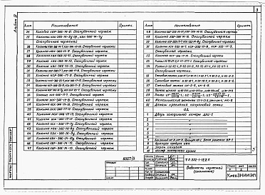 Состав альбома. Типововой проект 232-1-122пАльбом 4 Изделия заводского изготовления     