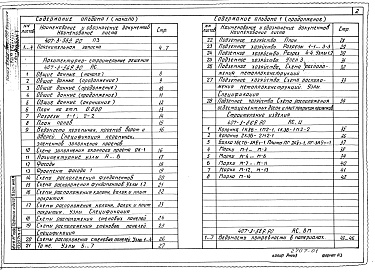 Состав альбома. Типовой проект 407-3-569.90Альбом 1 Общая пояснительная записка. Архитектурно-строительные решения. Отопление и вентиляция. Электротехнические решения