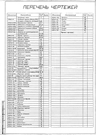 Состав альбома. Типовой проект 406-9-79Альбом 1 Камерное сушило объемом 60 м3 для форм и стержней на мазуте Н5640