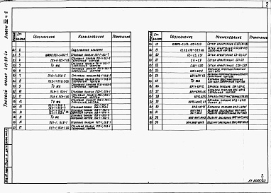 Состав альбома. Типовой проект 409-28-40Альбом 8 Строительные конструкции камер типа 1-V. Часть 1 Вариант в монолитном керамзитобетоне. Часть 2 Вариант в сборном керамзитобетоне. Часть 3 Вариант в сборном железобетоне.