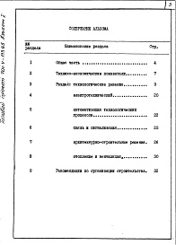 Состав альбома. Типовой проект 701-4-133.85Альбом 1 Пояснительная записка 