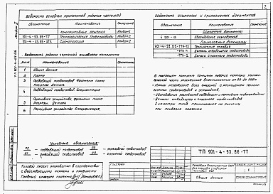 Состав альбома. Типовой проект 901-4-93.86Альбом 2 Технологические трубопроводы и сигнализации. (из ТП 901-4-93.86))    