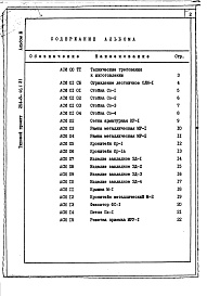Состав альбома. Типовой проект 254-8-46.1.87Альбом 4 Изделия заводского изготовления
