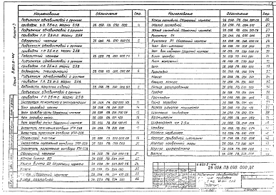 Состав альбома. Серия 3.820.2-44 ПодъемникиВыпуск 3 Подъемник одновинтовой с ручным приводом грузоподъемностью 2,5 т марки 2,5 В