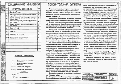 Состав альбома. Типовой проект 901-6-29Альбом 9 Подъемно-транспортное оборудование 