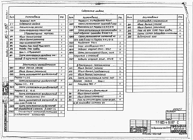 Состав альбома. Типовой проект 903-4-91.87Альбом 1 Пояснительная записка. Архитектурно-строительные и санитарно-технические решения