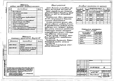 Состав альбома. Типовой проект 114-000-922.92Альбом 2 Отопление и вентиляция. Водоснабжение и канализация. Газоснабжение. Электрооборудование. Слаботочные устройства
