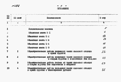 Состав альбома. Типовой проект 902-1-22Альбом 10 Сметы (глубина заложения подводящего коллектора 7 м)