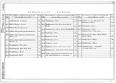 Состав альбома. Типовой проект 503-4-57с.88Альбом 4  Конструкции железобетонные    