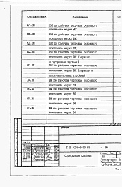 Состав альбома. Типовой проект 805-2-90.89Альбом 5. ВМ Ведомости потребности в материалах.  