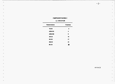Состав альбома. Типовой проект У.813-2-74.96Альбом 2 Спецификации оборудования