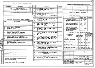 Состав альбома. Типовой проект 212-1-317с.85Альбом 3 Электрооборудование и устройства связи