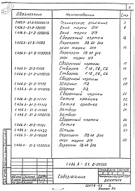 Состав альбома. Серия 1.436.3-21 ОкнаВыпуск 2 Окна с двойными раздельными переплетами. Рабочие чертежи