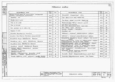 Состав альбома. Типовой проект 901-6-46Альбом 2 Двухсекционные градирни