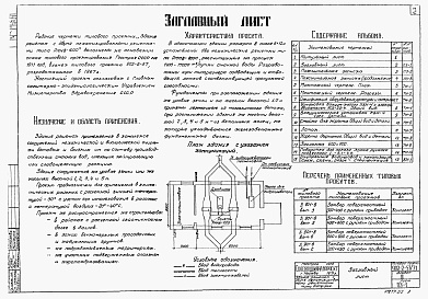 Состав альбома. Типовой проект 902-2-57/71Альбом 2 Технологическая и механическая части. Внутренние водопровод  и канализация 