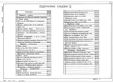 Состав альбома. Типовой проект 902-9-21Альбом 2 Технологическая, санитарно-техническая и архитектурно-строительные части