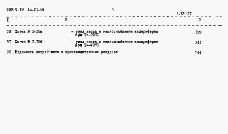 Состав альбома. Типовой проект 902-9-19Альбом 6 Сметы     