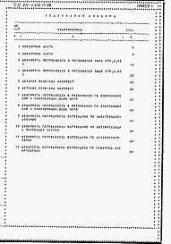 Состав альбома. Типовой проект 211-1-472.13.88Альбом 4  Ведомость потребности в материалах      