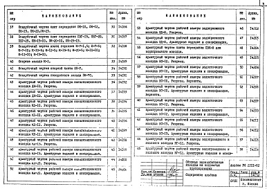 Состав альбома. Шифр РК2201-82 СборныеАльбом 1 Рабочие чертежи