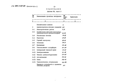 Состав альбома. Типовой проект 503-1-49.86Альбом 8 Сметы Часть 1, 2     