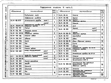 Состав альбома. Типовой проект 264-12-249.85Альбом 6 Электромонтажные изделия Часть 2