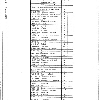 Состав фльбома. Серия 5.406-1 УстановкаВыпуск 5-2 Часть 6 Шибер поворотный вертикальный размерами 1624х2122 мм.Рабочие чертежи.