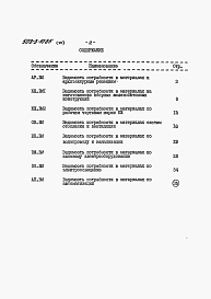 Состав альбома. Типовой проект 503-3-10.85Альбом 7 Ведомости потребности в материалах.     